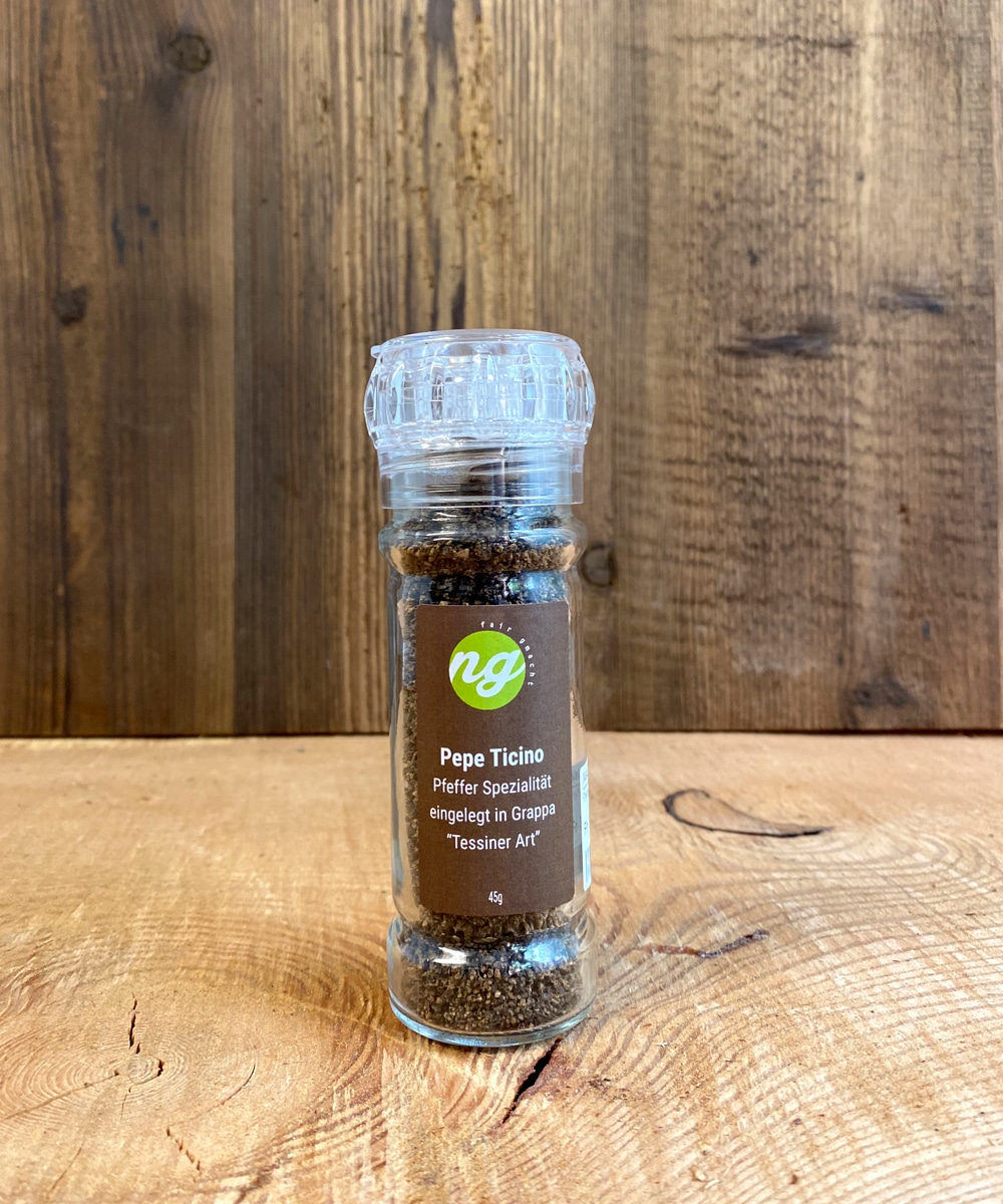 Pfeffer Pepe Ticino mit Grappa